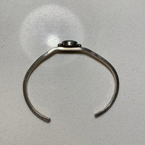 Silver and turquoise bracelet - Picture 2 of 5